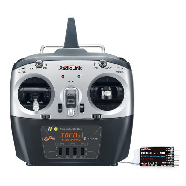 Radiolink T8FB BT 8-Channel 2.4G Radio Controller R8EF Remote Drone Fixed Wing Airplane RC Parts Accs